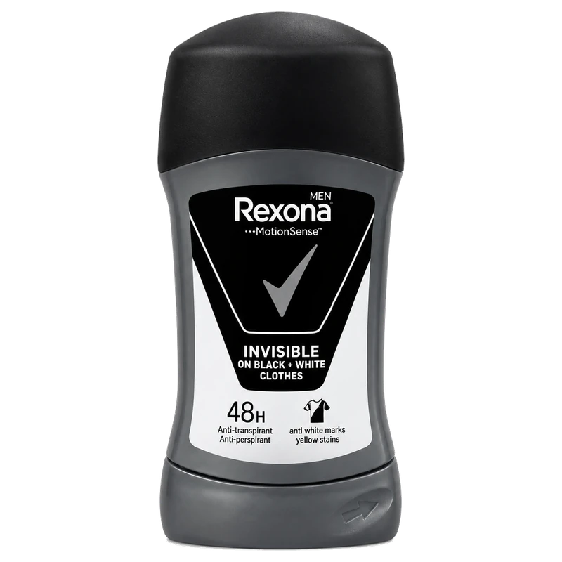 Rexona Men Stick anti-transpirant Invisible on Black + White Clothes