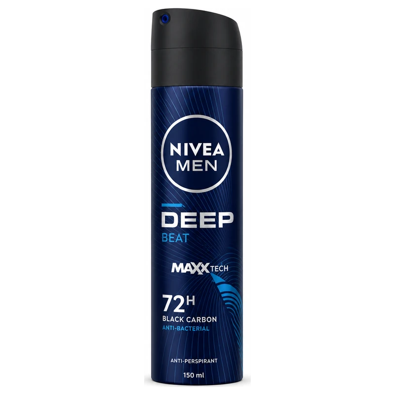 nivea Déodorant anti-transpirant Deep Beat MaxxTech Black Carbon