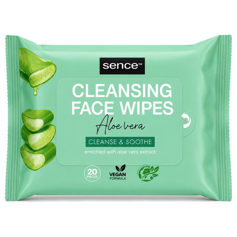 sence Sence Cleansing Face Wipes Aloe Vera