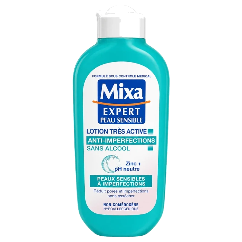 mixa Mixa Expert Peau Sensible Lotion Très Active Anti-Imperfections Sans Alcool